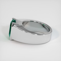 4.40 Ct. Emerald Ring, Platinum 950 4