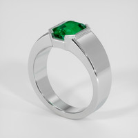 1.74 Ct. Emerald Ring, Platinum 950 2
