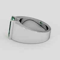 2.42 Ct. Emerald Ring, Platinum 950 4