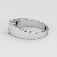 0.60 Ct. Emerald Ring, Platinum 950 4