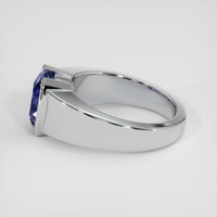 2.83 Ct. Bi Color Tanzanite Ring, Platinum 950 4