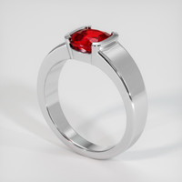 1.50 Ct. Ruby Ring, Platinum 950 2