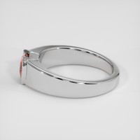 1.16 Ct. Padparadscha Sapphire Ring, Platinum 950 4