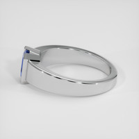 0.80 Ct. Blue Sapphire Ring, Platinum 950 4