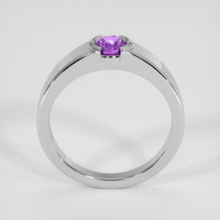 0.46 Ct. Pinkish Purple Sapphire Ring, Platinum 950 3