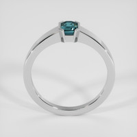 1.54 Ct. Greenish Blue Sapphire Ring, Platinum 950 3