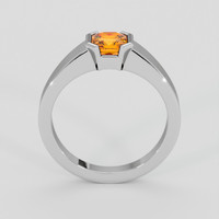 1.08 Ct. Orange Sapphire Ring, Platinum 950 3
