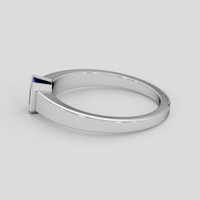 0.96 Ct. Blue Sapphire Ring, Platinum 950 4