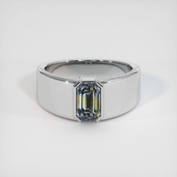 1.71 Ct. Sapphire Ring, Platinum 950 1
