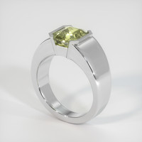 3.03 Ct. Yellow Sapphire Ring, Platinum 950 2