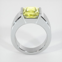 4.04 Ct. Yellow Sapphire Ring, Platinum 950 3