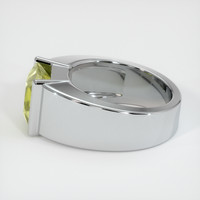 4.04 Ct. Yellow Sapphire Ring, Platinum 950 4