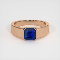 1.57 Ct. Sapphire Ring, 14K Rose Gold 1