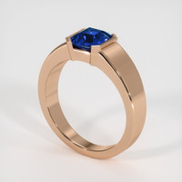 1.57 Ct. Sapphire Ring, 14K Rose Gold 2