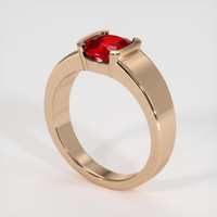 1.50 Ct. Ruby Ring, 14K Rose Gold 2