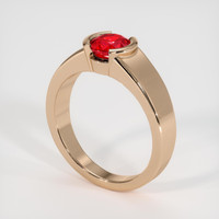 1.10 Ct. Ruby Ring, 14K Rose Gold 2