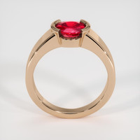 1.22 Ct. Ruby Ring, 14K Rose Gold 3