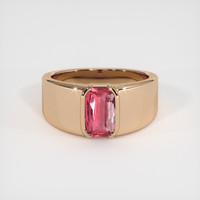 2.01 Ct. Padparadscha Sapphire Ring, 14K Rose Gold 1
