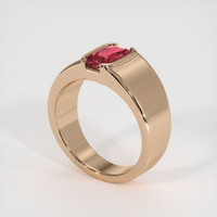 2.01 Ct. Padparadscha Sapphire Ring, 14K Rose Gold 2