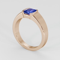 1.30 Ct. Bi Color Sapphire Ring, 14K Rose Gold 2