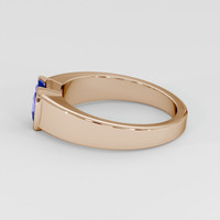 1.30 Ct. Bi Color Sapphire Ring, 14K Rose Gold 4