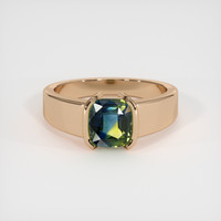 2.05 Ct. Bi Color Sapphire Ring, 14K Rose Gold 1