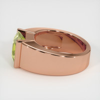 4.04 Ct. Yellow Sapphire Ring, 14K Rose Gold 4