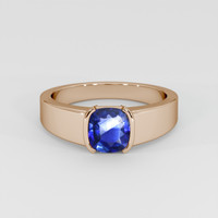1.30 Ct. Bi Color Sapphire Ring, 18K Rose Gold 1