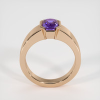 1.66 Ct. Bluish Purple Sapphire Ring, 18K Rose Gold 3