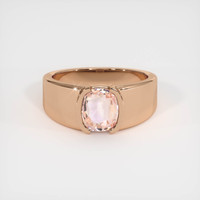 1.58 Ct. Sapphire Ring, 18K Rose Gold 1