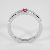 0.38 Ct. Ruby Ring, Silver 3