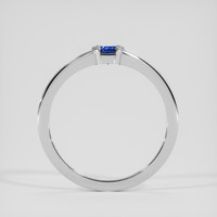 0.43 Ct. Blue Sapphire Ring, Silver 3