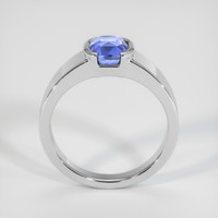 2.01 Ct. Blue Sapphire Ring, 10K White Gold 3