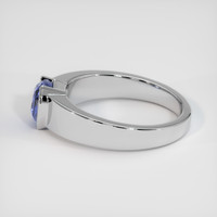 2.01 Ct. Blue Sapphire Ring, 10K White Gold 4