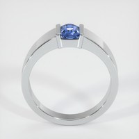 1.04 Ct. Blue Sapphire Ring, 10K White Gold 3