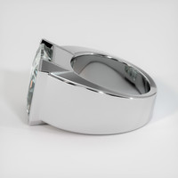 7.21 Ct. White Goshenite Ring, 10K White Gold 4