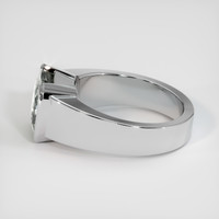 5.04 Ct. Grey Sapphire Ring, 10K White Gold 4
