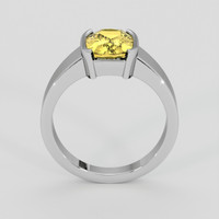 3.18 Ct. Yellow Sapphire Ring, 10K White Gold 3