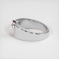1.58 Ct. Padparadscha Sapphire Ring, 10K White Gold 4