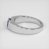 1.05 Ct. Bluish Purple Sapphire Ring, 10K White Gold 4