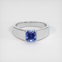 2.19 Ct. Blue Sapphire Ring, 10K White Gold 1
