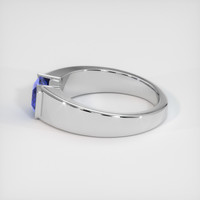 2.19 Ct. Blue Sapphire Ring, 10K White Gold 4