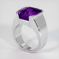 33.98 Ct. Color Change Sapphire Ring, 10K White Gold 2