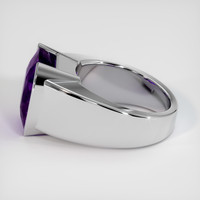 33.98 Ct. Color Change Sapphire Ring, 10K White Gold 4
