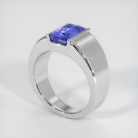 5.38 Ct. Sapphire Ring, 14K White Gold 2