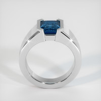 3.57 Ct. Sapphire Ring, 14K White Gold 3