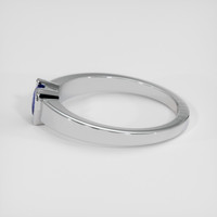 1.02 Ct. Blue Sapphire Ring, 14K White Gold 4