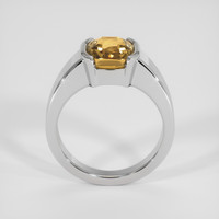 9.23 Ct. Yellowish Brown Zircon Ring, 14K White Gold 3