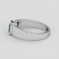 0.93 Ct. Alexandrite Ring, 14K White Gold 4