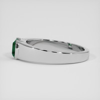 1.56 Ct. Bluish Green Tourmaline Ring, 14K White Gold 4